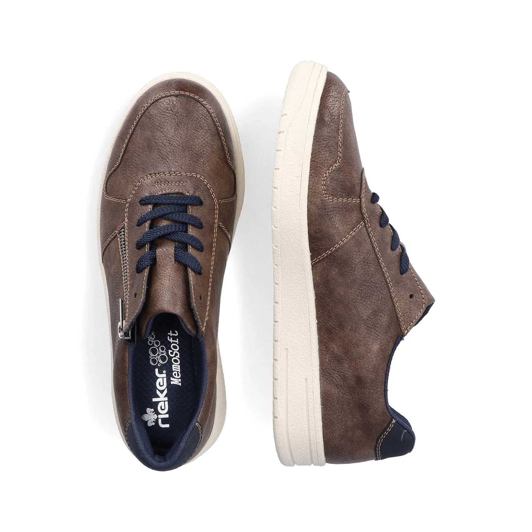 Rieker Men'S Low Sneaker Earth Brown