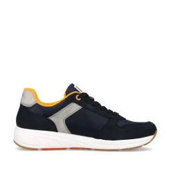 Rieker Men'S Low Sneaker Navy-Blue Steel-Grey