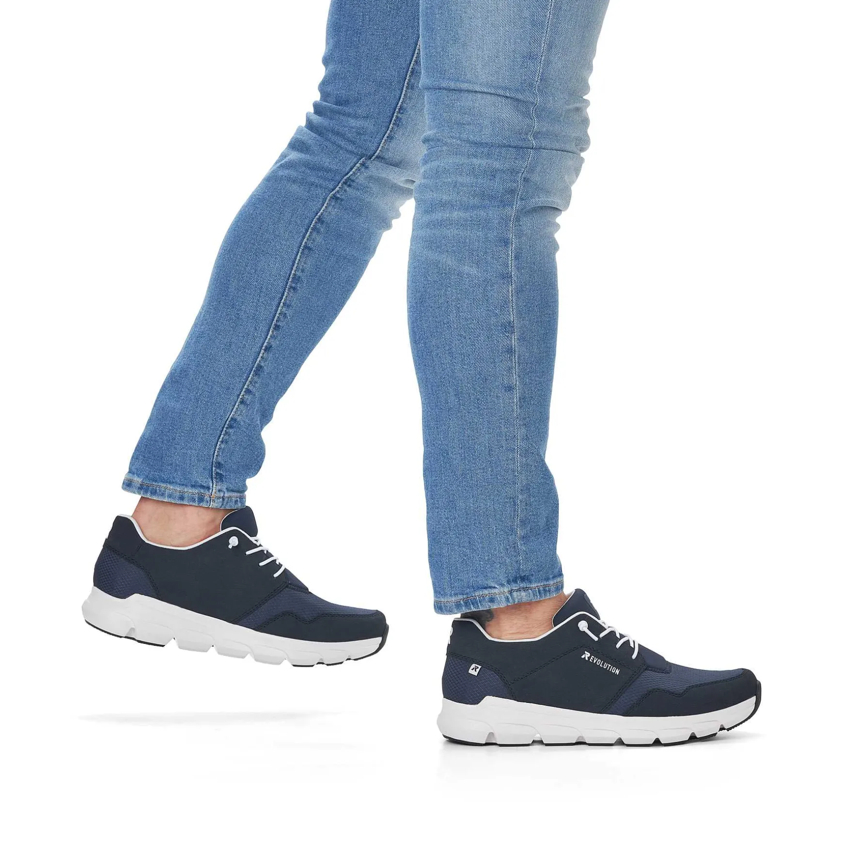 Rieker Men'S Low Sneaker Navy Blue