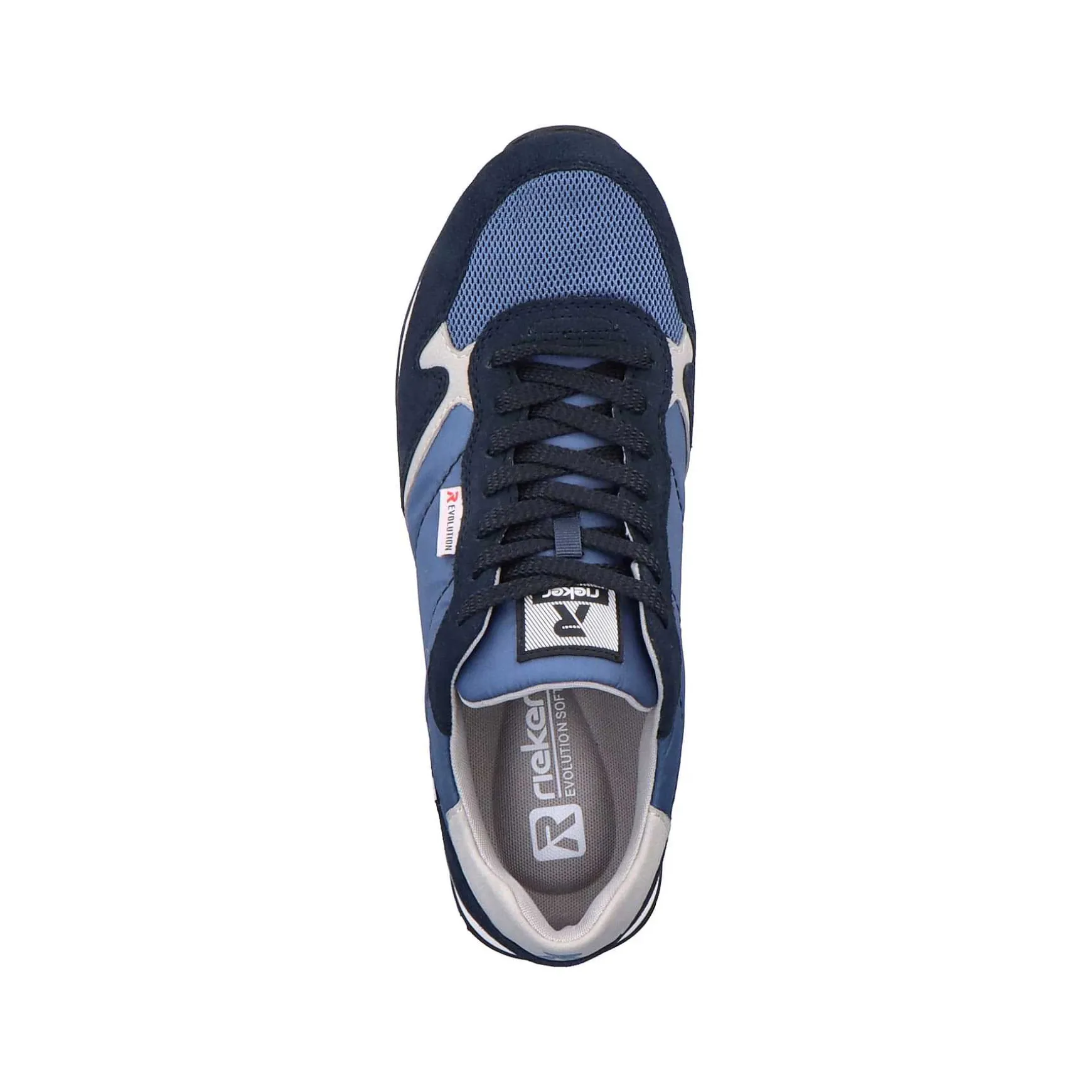 Rieker Men'S Low Sneakers Ocean Blue