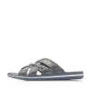 Rieker Men'S Mules Blue Gray