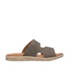 Rieker Men'S Mules Brown Gray