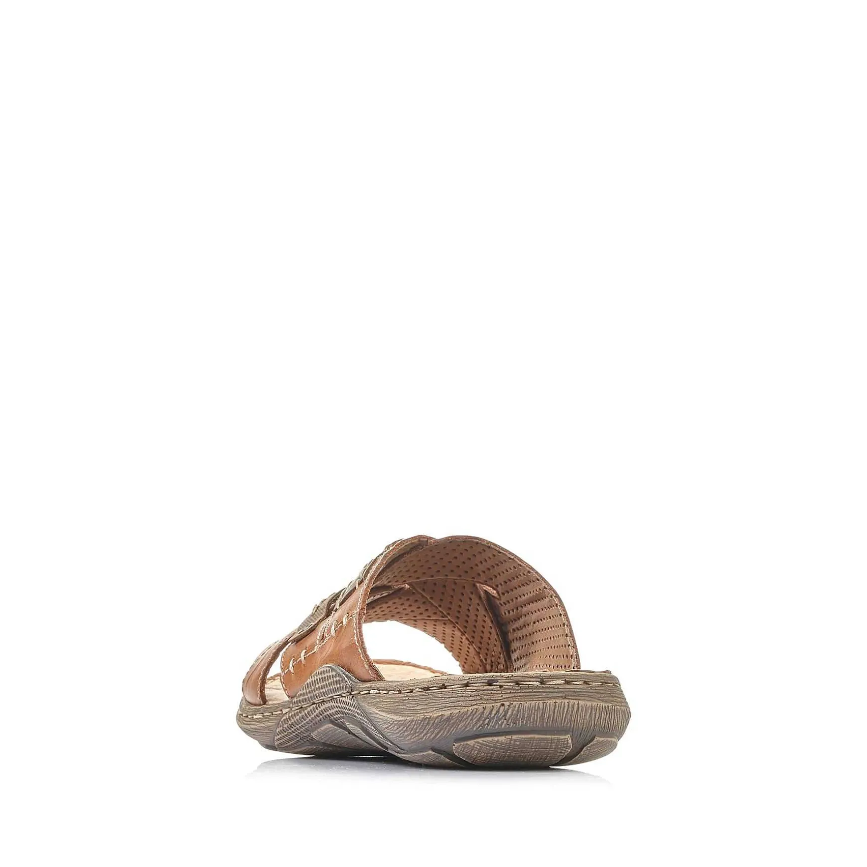 Rieker Men'S Mules Caramel Brown