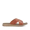 Rieker Men'S Mules Chestnut Brown