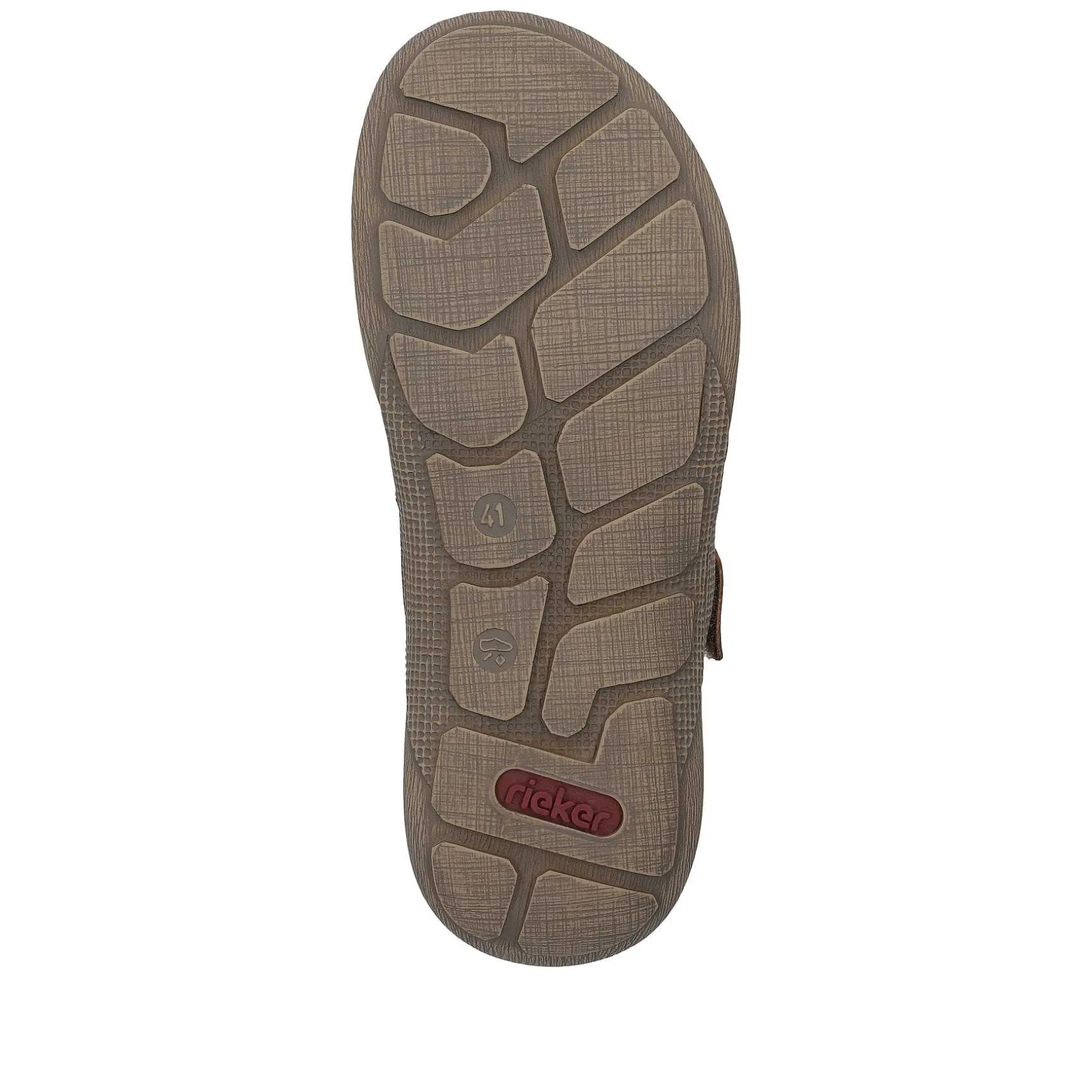 Rieker Men'S Mules Chestnut Brown