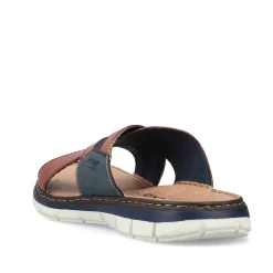 Rieker Men'S Mules Chestnut Brown
