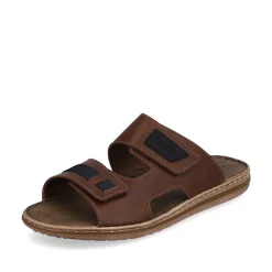 Rieker Men'S Mules Coffee Brown