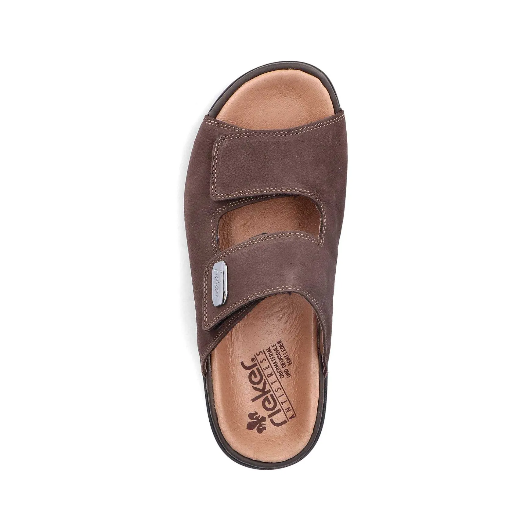 Rieker Men'S Mules Coffee Brown