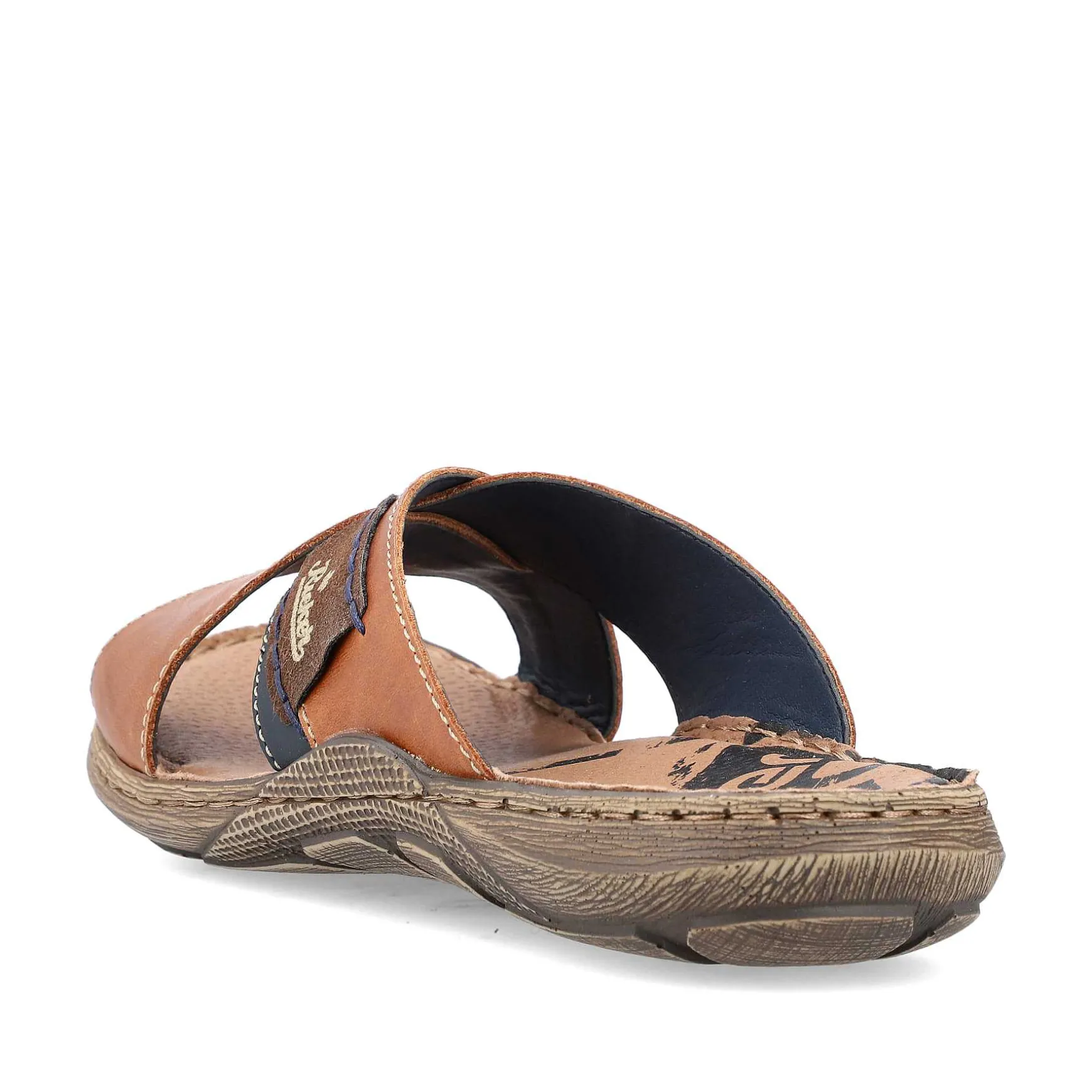 Rieker Men'S Mules Coffee Brown