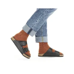 Rieker Men'S Mules Deep Black