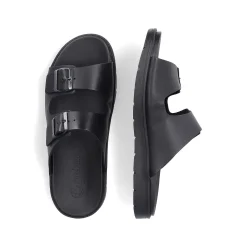 Rieker Men'S Mules Deep Black
