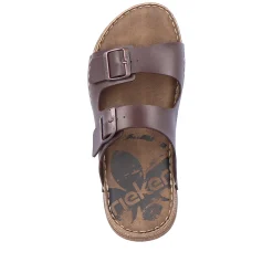 Rieker Men'S Mules Espresso Brown
