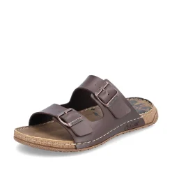 Rieker Men'S Mules Espresso Brown
