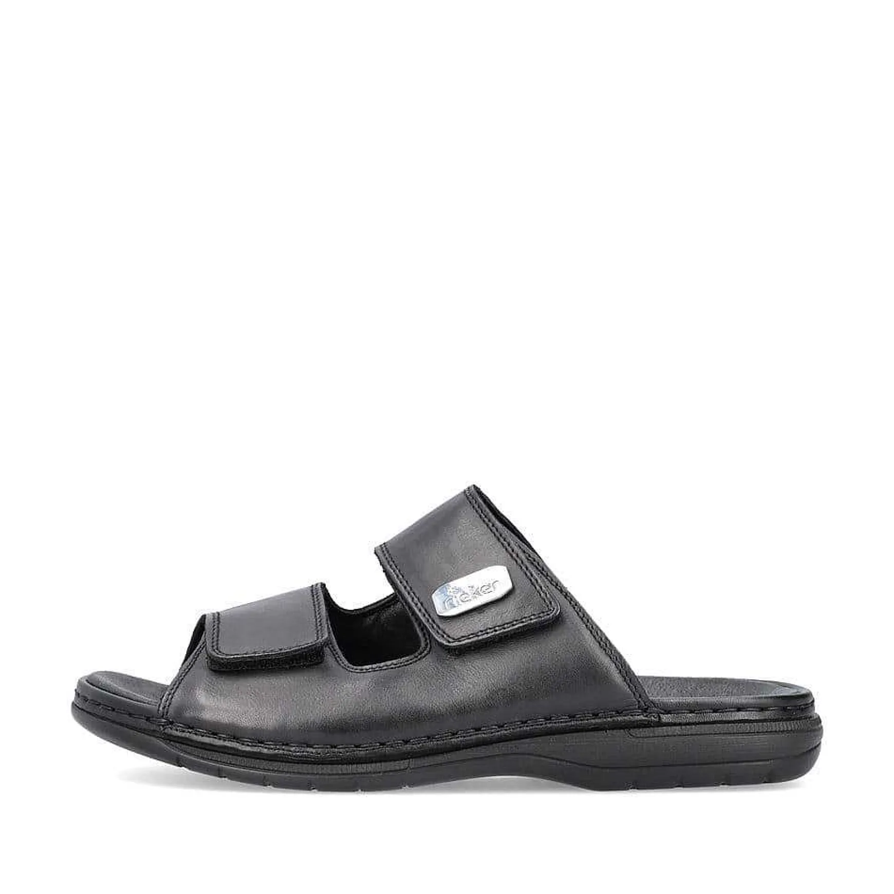 Rieker Men'S Mules Glossy Black
