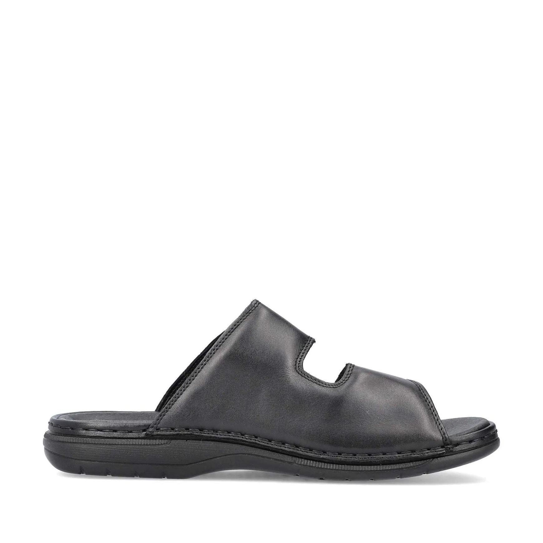 Rieker Men'S Mules Glossy Black