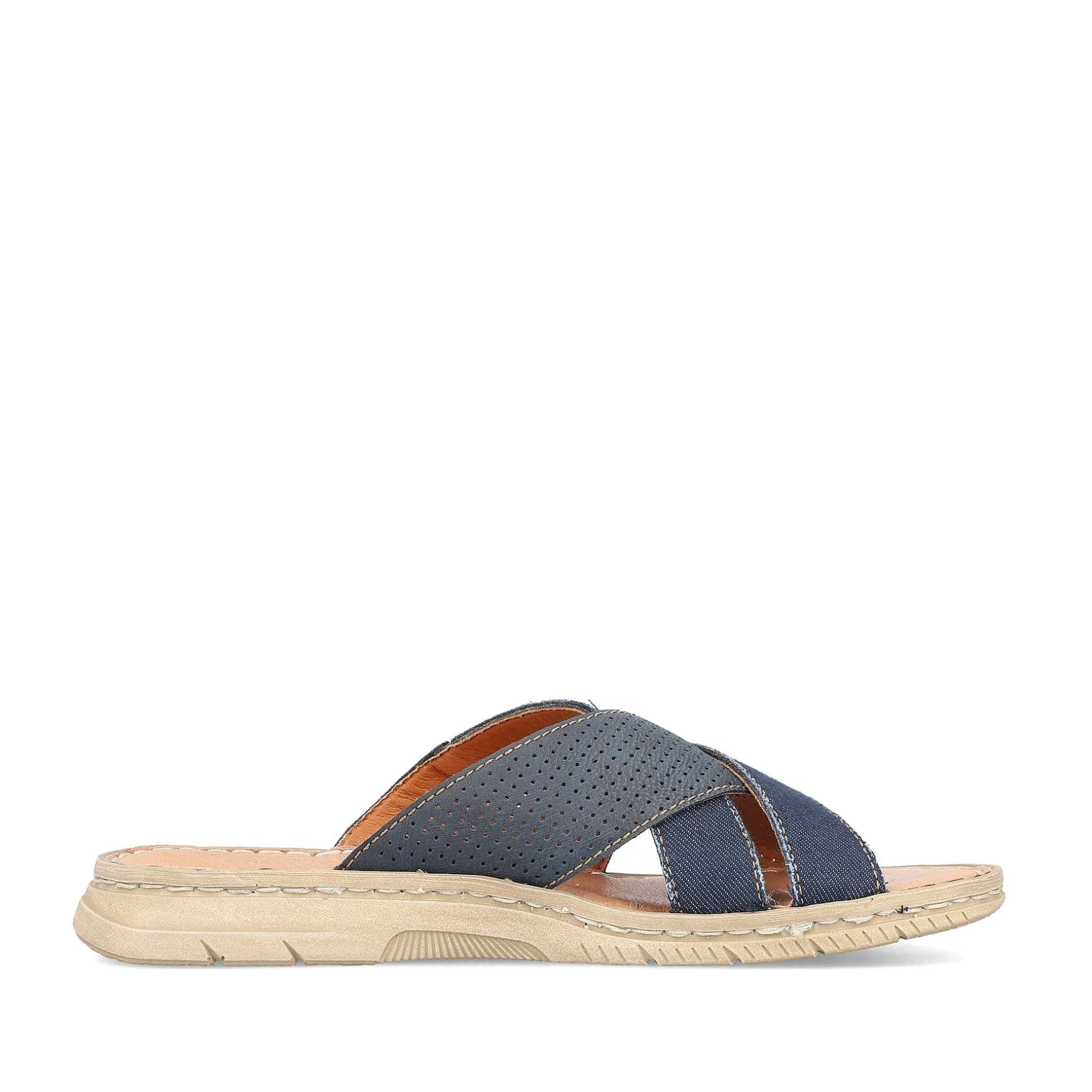 Rieker Men'S Mules Navy Blue