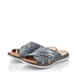 Rieker Men'S Mules Navy Blue
