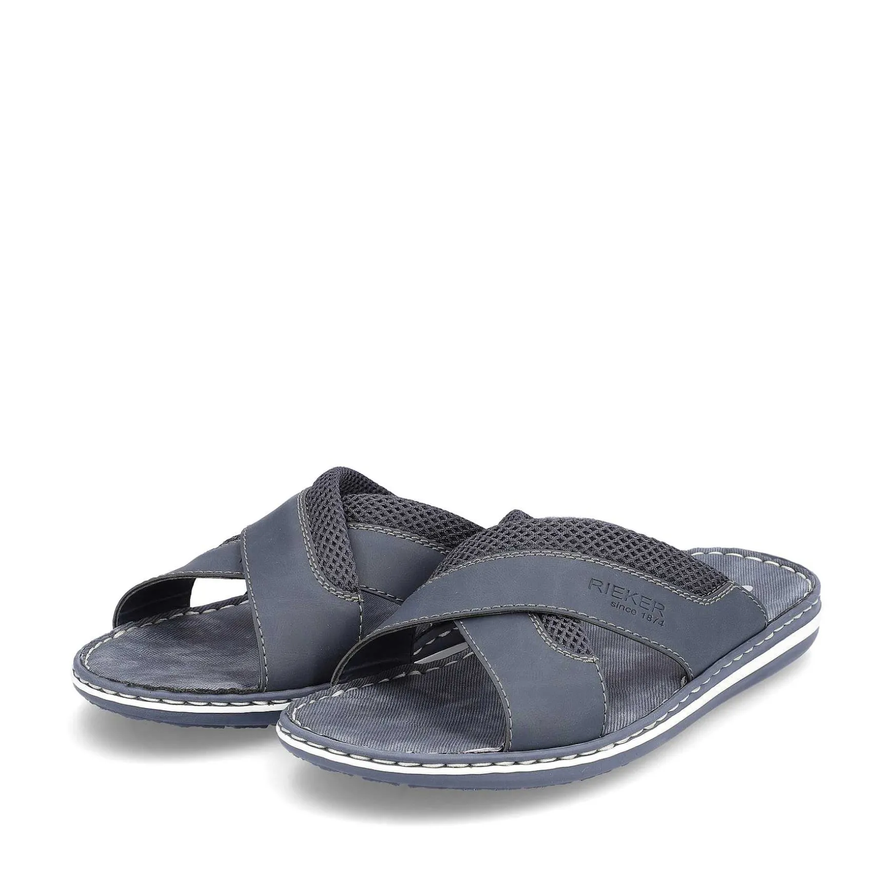 Rieker Men'S Mules Navy Blue