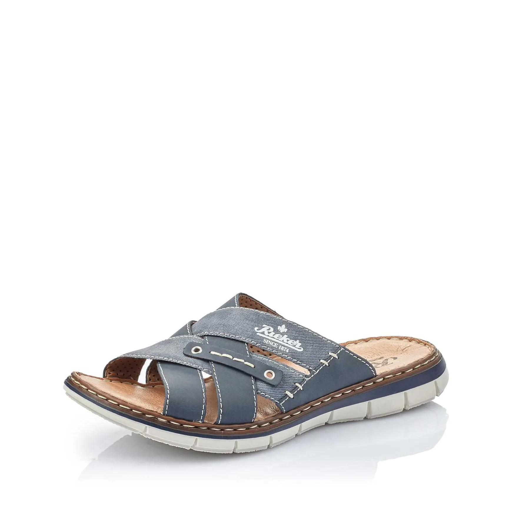 Rieker Men'S Mules Navy Blue