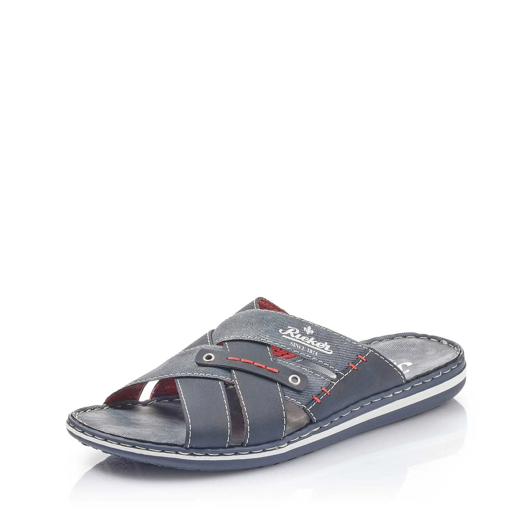 Rieker Men'S Mules Navy Blue