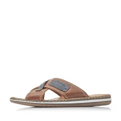 Rieker Men'S Mules Nougat Brown
