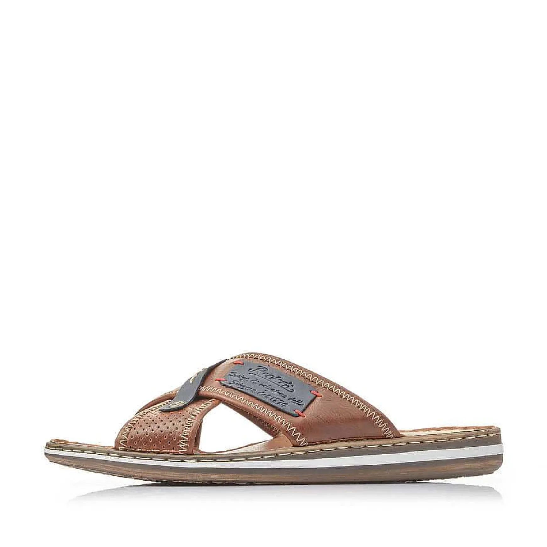 Rieker Men'S Mules Nougat Brown