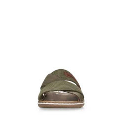Rieker Men'S Mules Olive Green