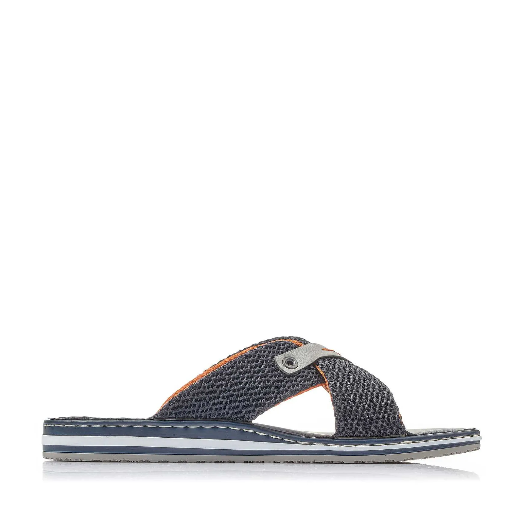 Rieker Men'S Mules Pacific Blue