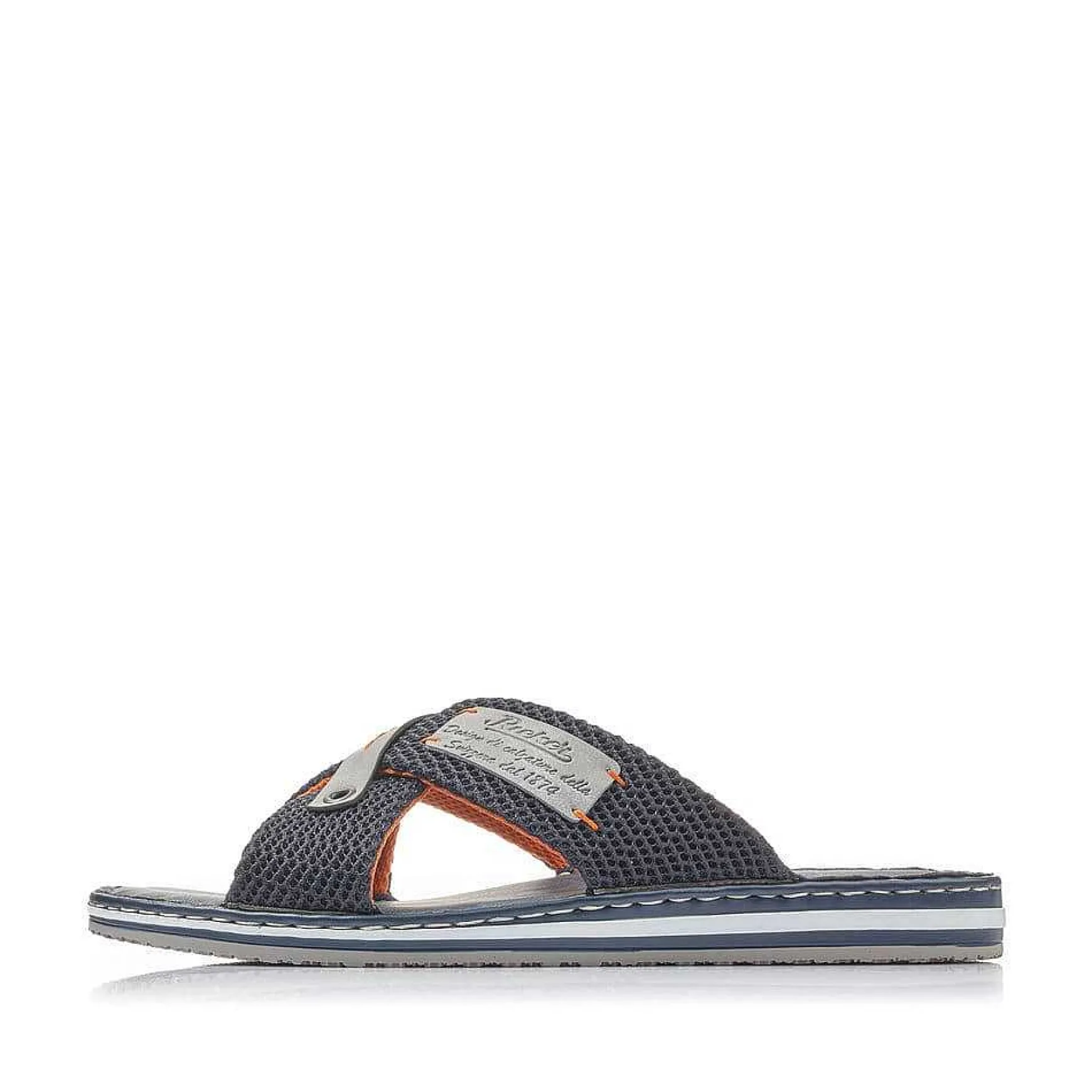 Rieker Men'S Mules Pacific Blue