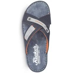 Rieker Men'S Mules Pacific Blue