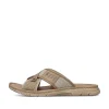 Rieker Men'S Mules Sand Beige