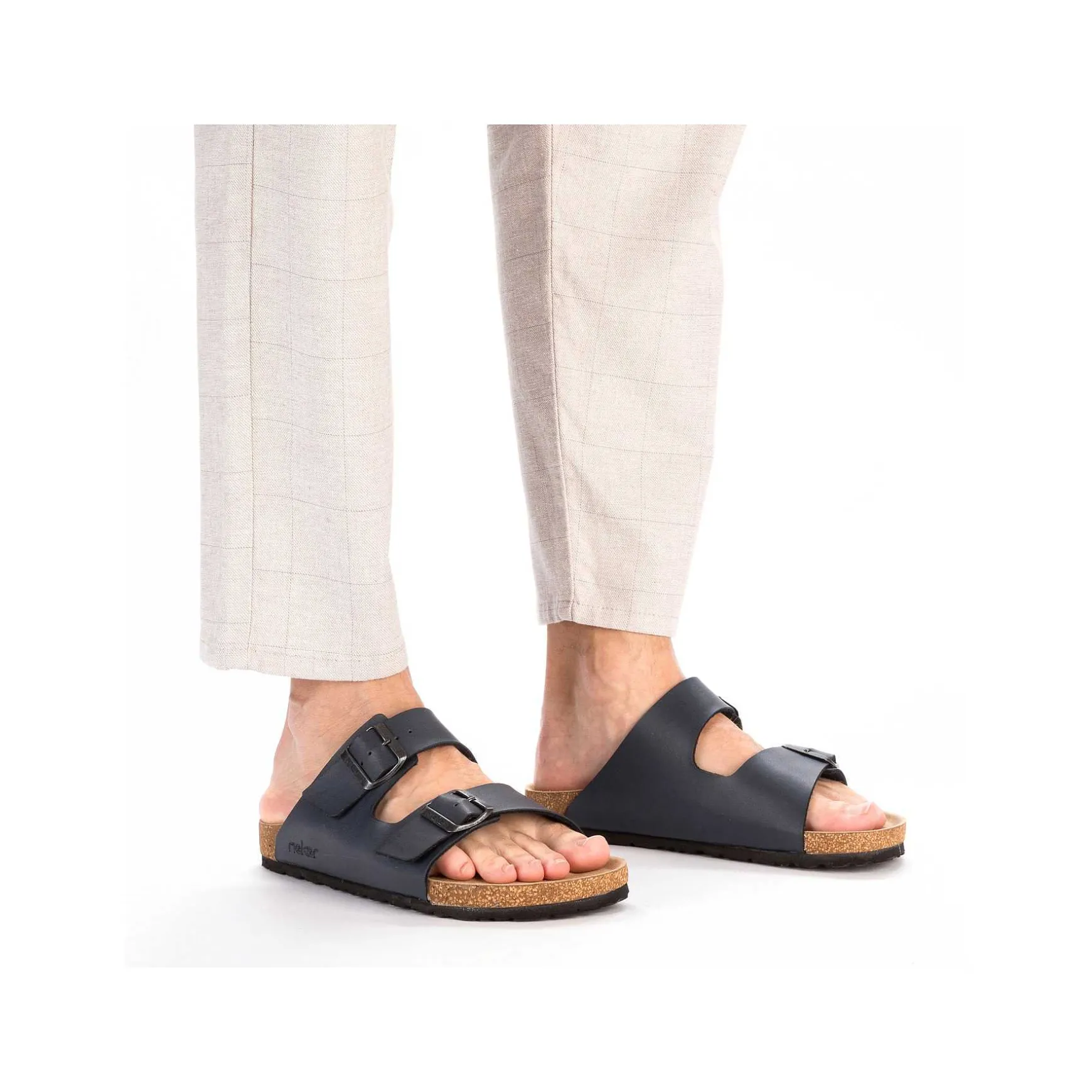 Rieker Men'S Mules Slate Blue