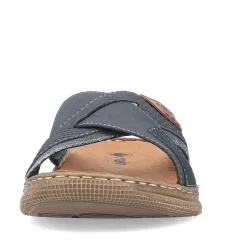 Rieker Men'S Mules Slate Blue