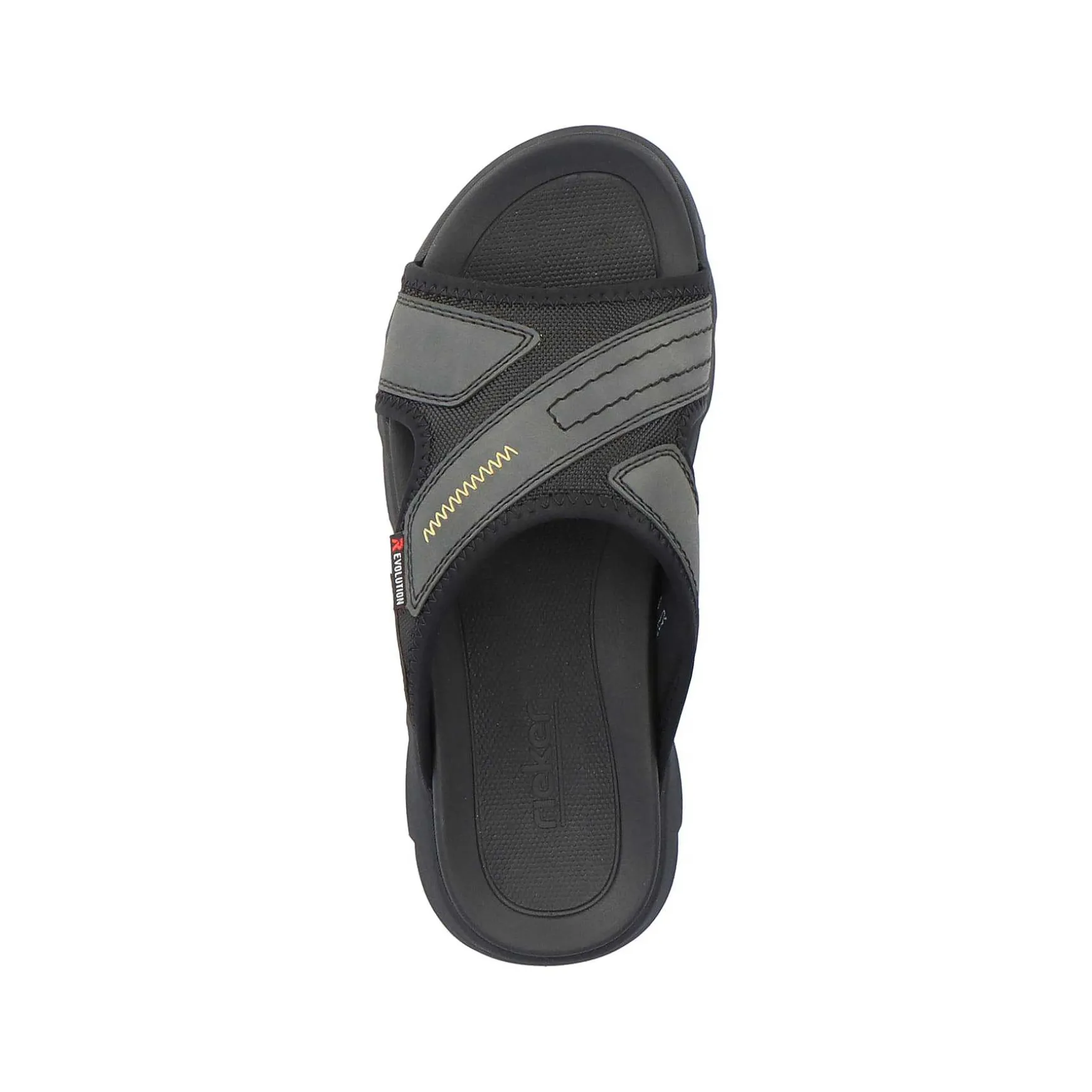 Rieker Men'S Mules Steel Black