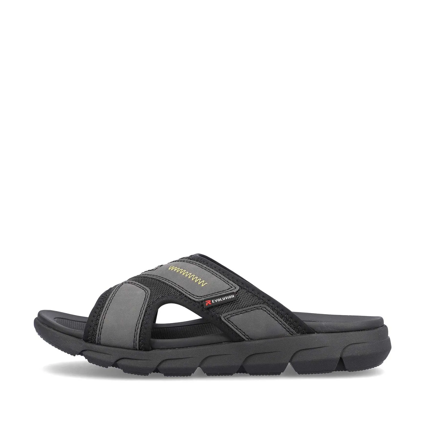 Rieker Men'S Mules Steel Black