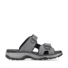 Rieker Men'S Mules Steel Gray