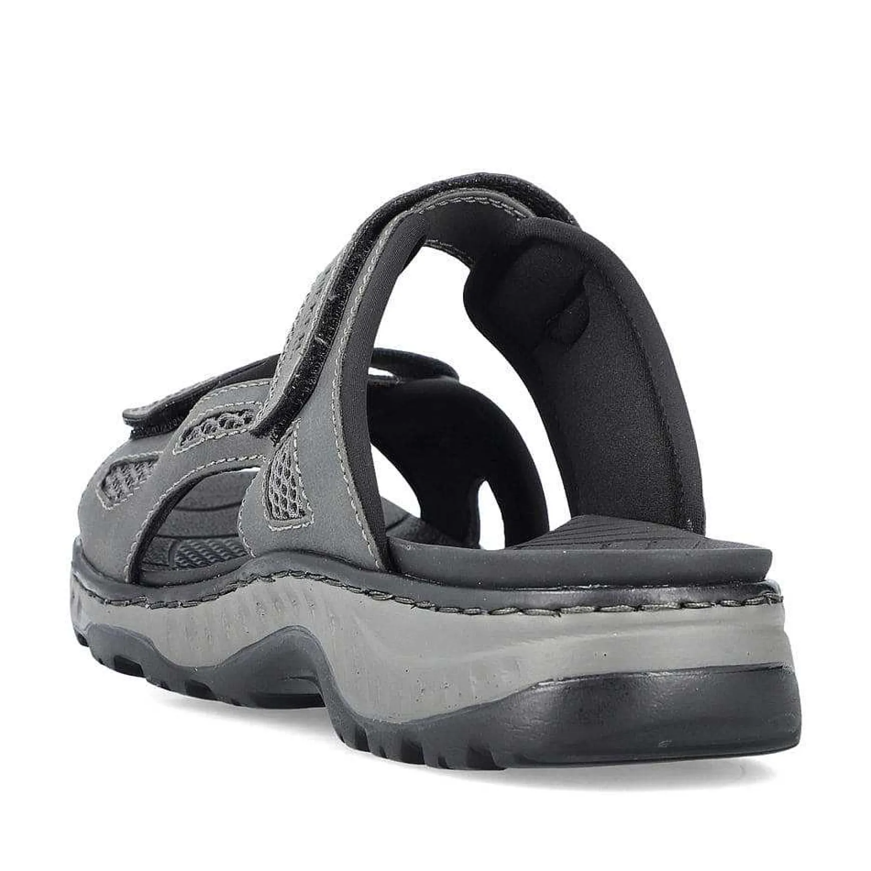 Rieker Men'S Mules Steel Gray