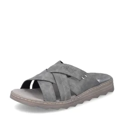 Rieker Men'S Mules Stone Gray