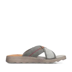 Rieker Men'S Mules Stone Gray