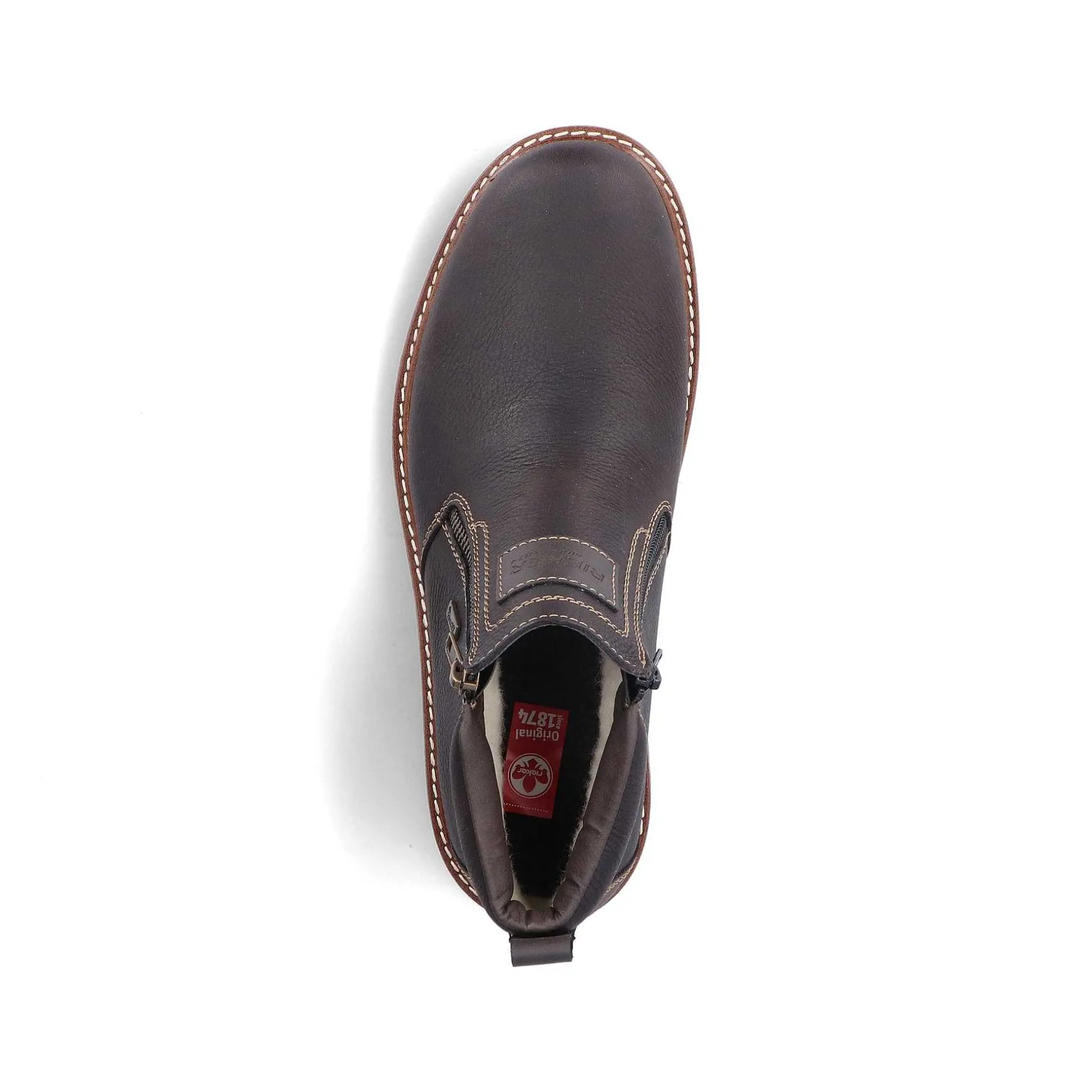 Rieker Men'S Short Boots Black Brown