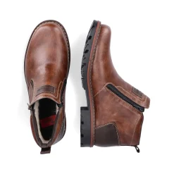 Rieker Men'S Short Boots Coffee Brown