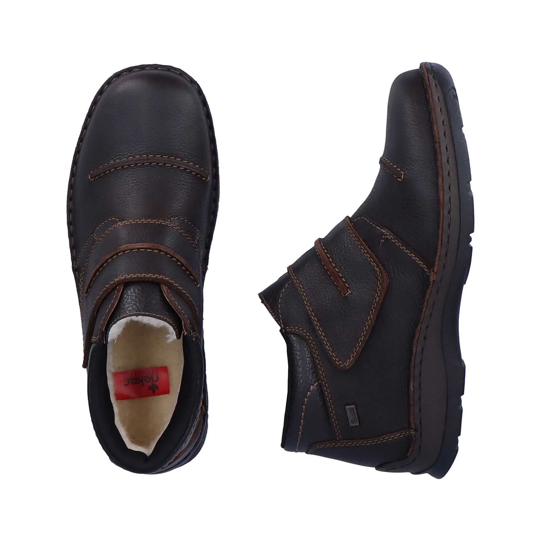 Rieker Men'S Short Boots Espresso Brown