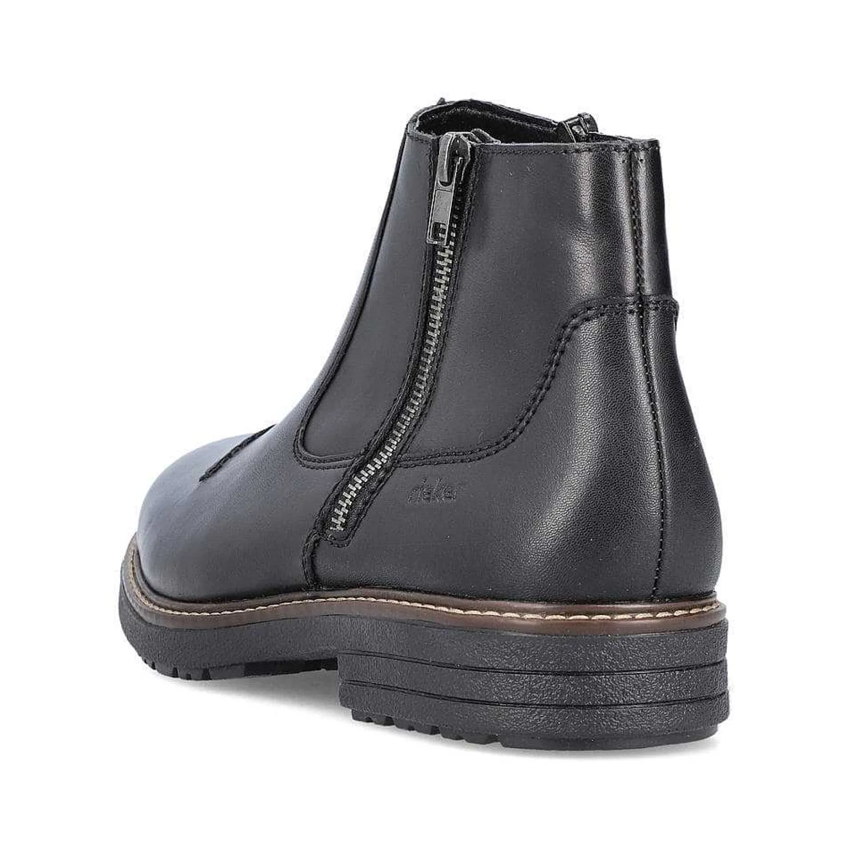 Rieker Men'S Short Boots Glossy Black