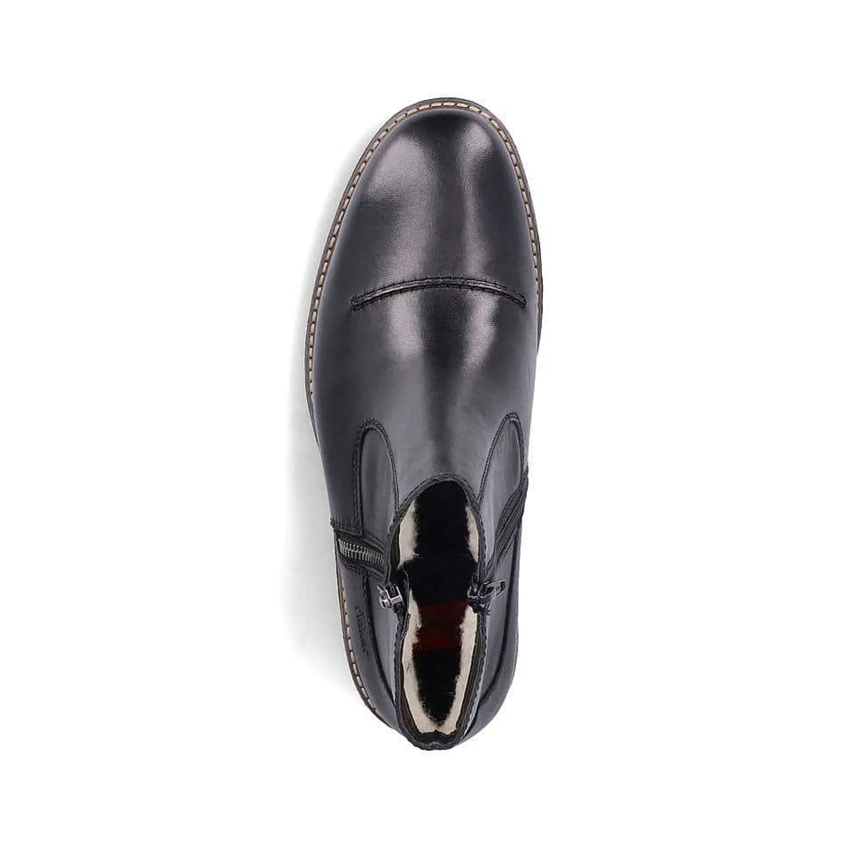 Rieker Men'S Short Boots Glossy Black