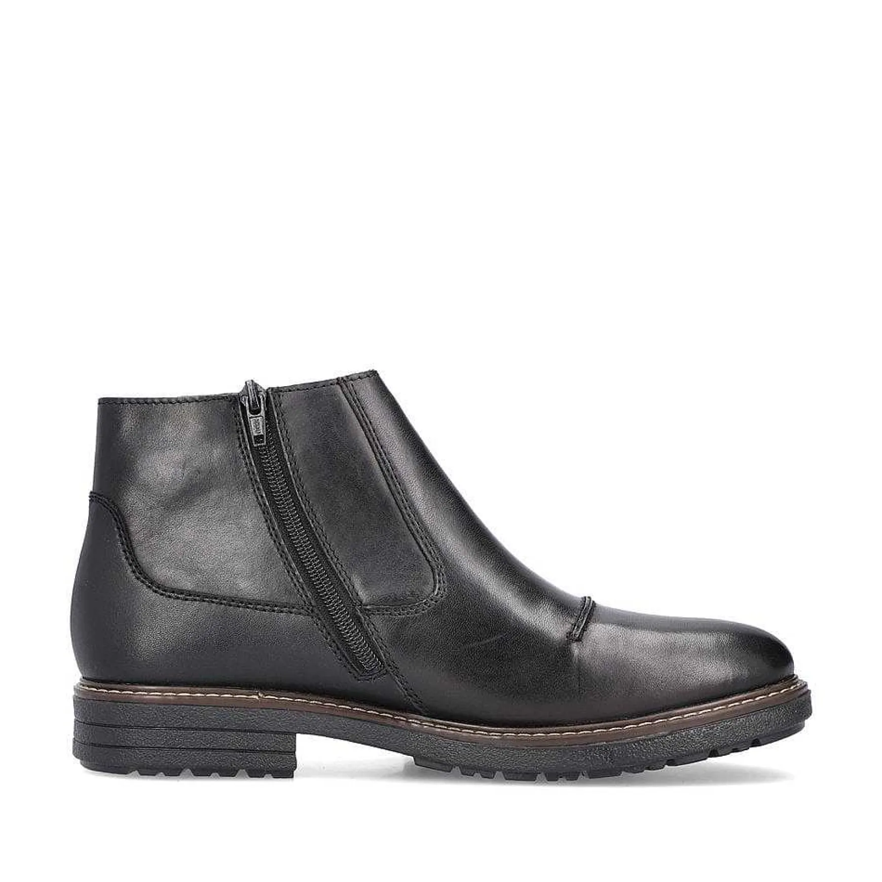 Rieker Men'S Short Boots Glossy Black