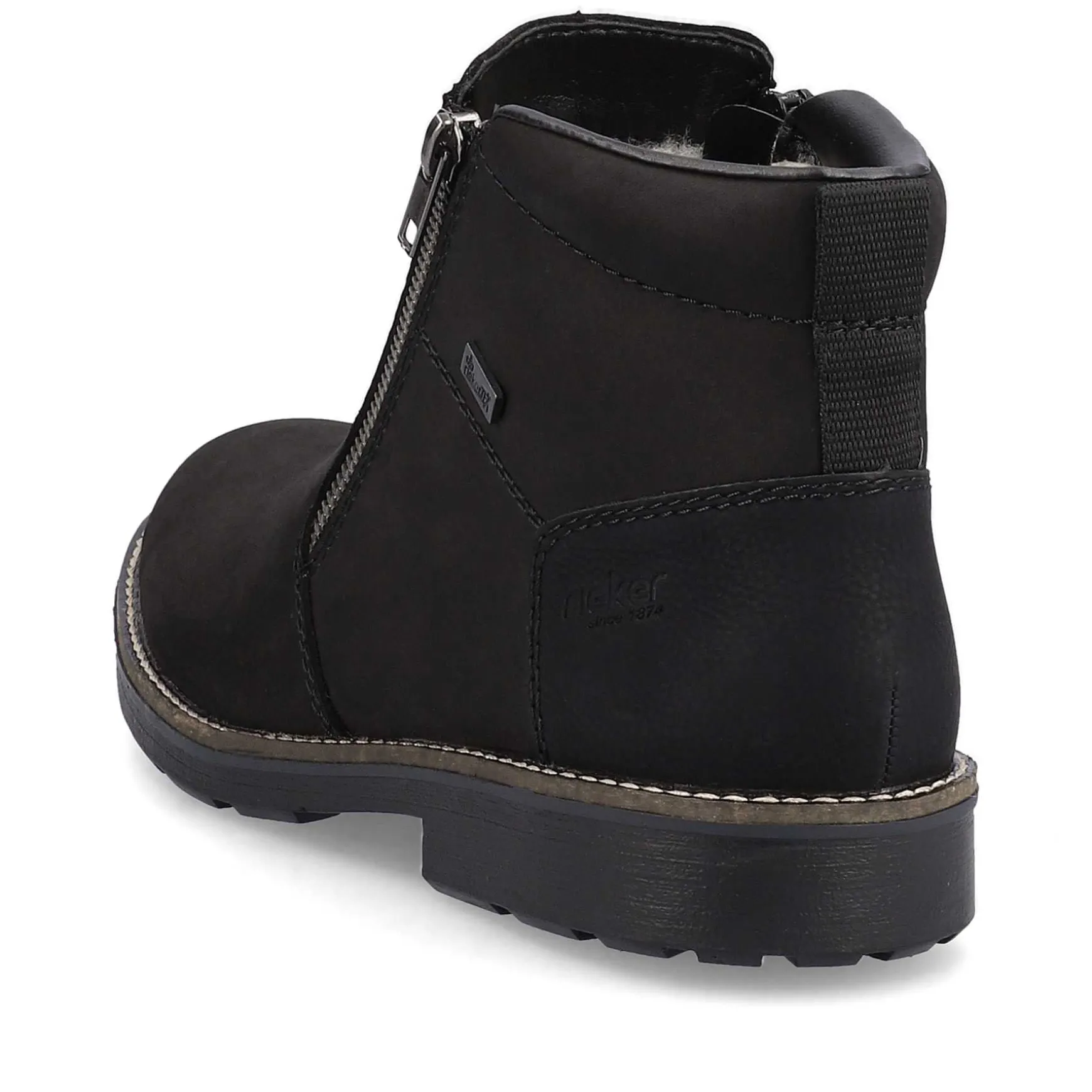 Rieker Men'S Short Boots Midnight Black
