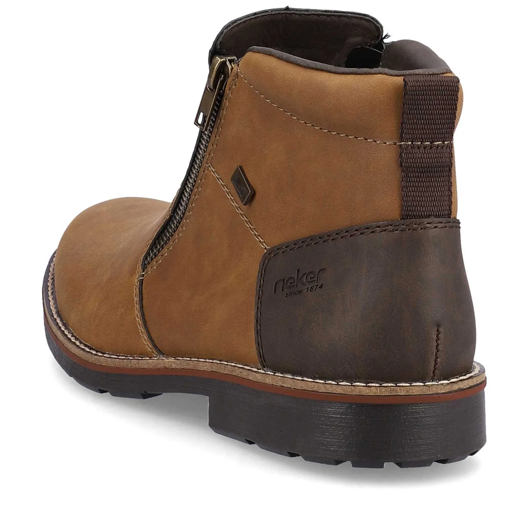 Rieker Men'S Short Boots Nougat Brown