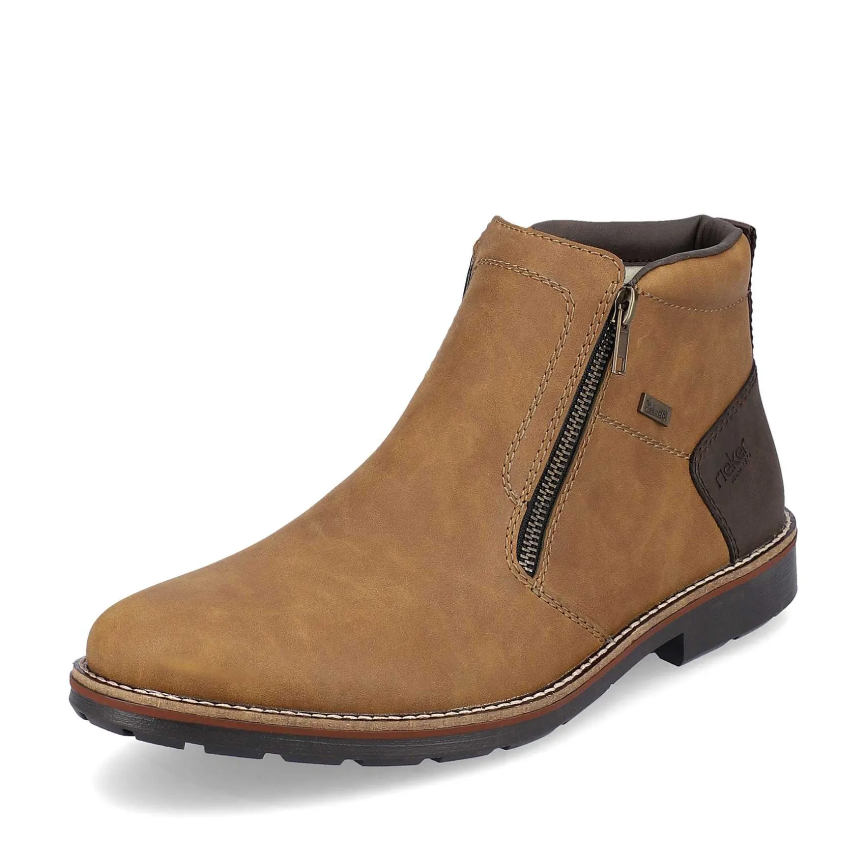 Rieker Men'S Short Boots Nougat Brown