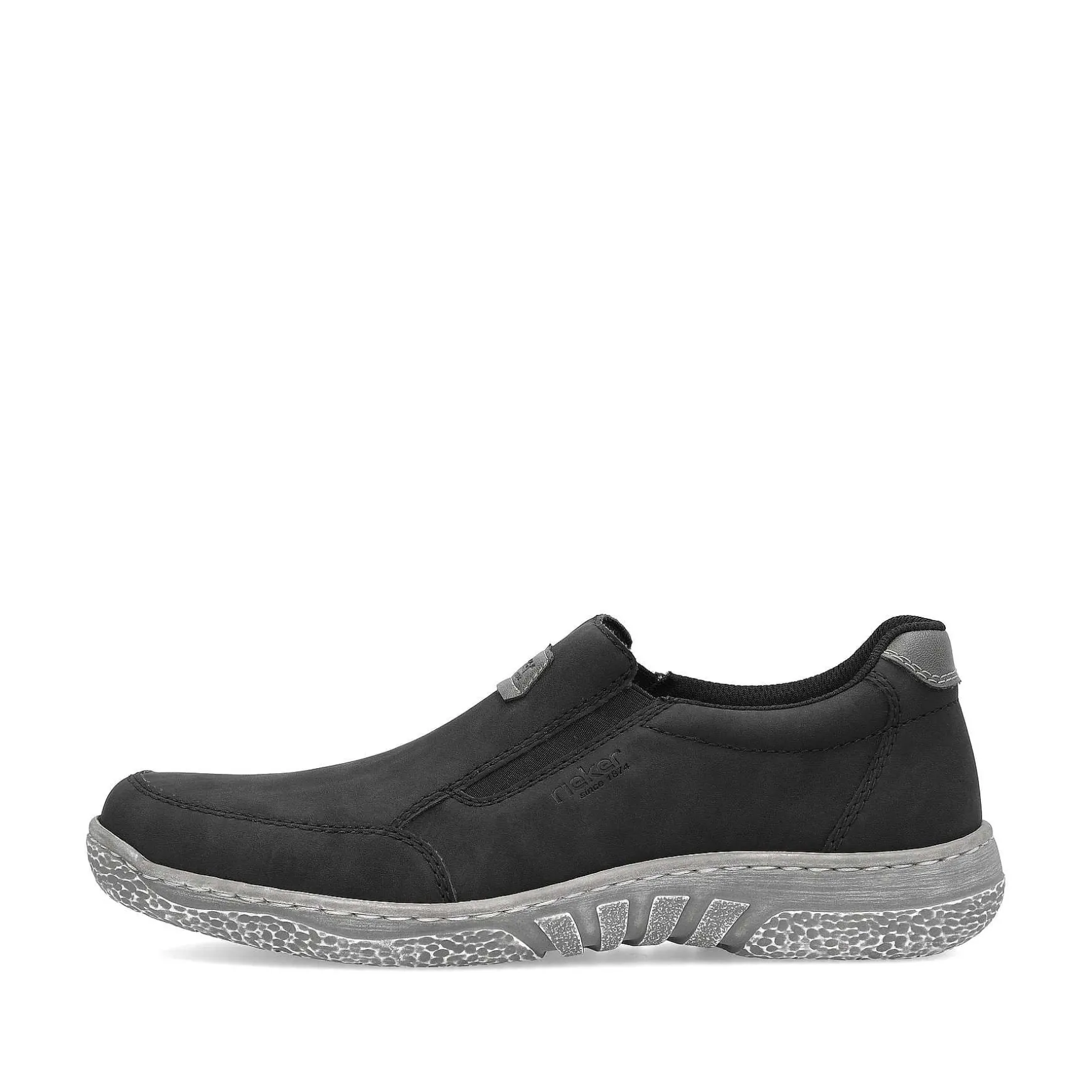 Rieker Men'S Slippers Asphalt Black