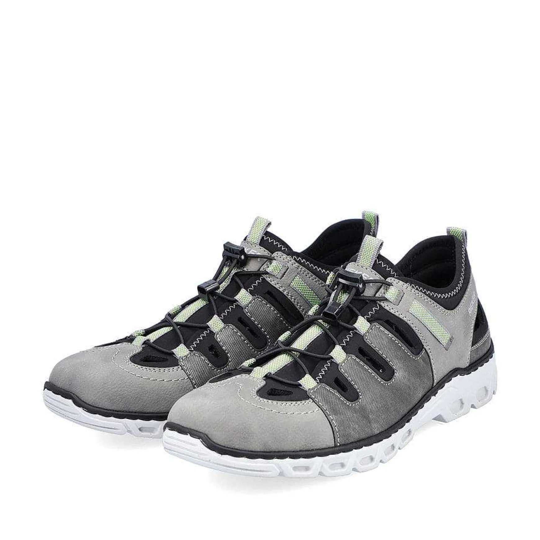 Rieker Men'S Slippers Asphalt Gray